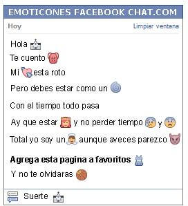 Conversacion con Emoticon iglesia para Facebook