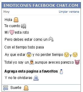 Conversacion con Emoticon mujer rubia para Facebook