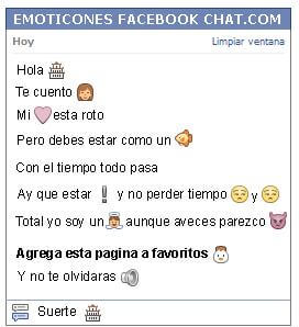 Conversacion con Emoticon restaurant chino para Facebook